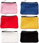 Convenient zipper closure to securely hold cash, coins, lipstick, earrings, and more. Compact size allows for easy carrying in your pocket, handbag, or purse
